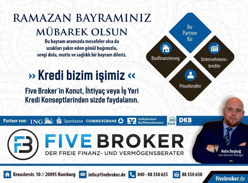 FIVE BROKER Halis Başbuğ, Ramazan Bayramı’nı kutladı
