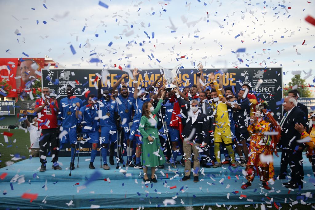 Şahinbey Belediyespor, Avrupa Ampute Futbol Federasyonu Şampiyonlar Ligi şampiyonu