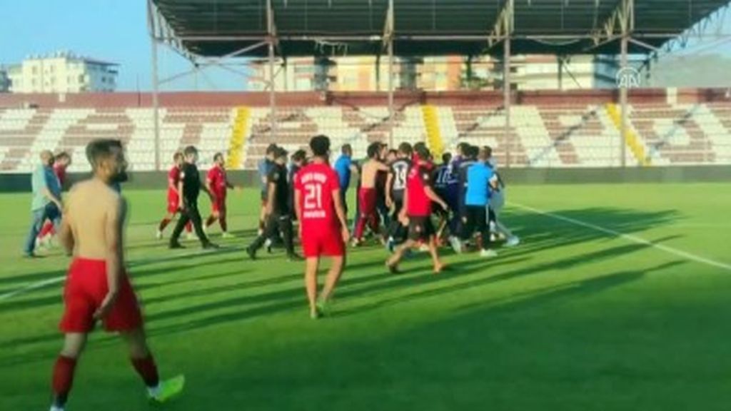 Hatay’da amatör futbol maçında kavga