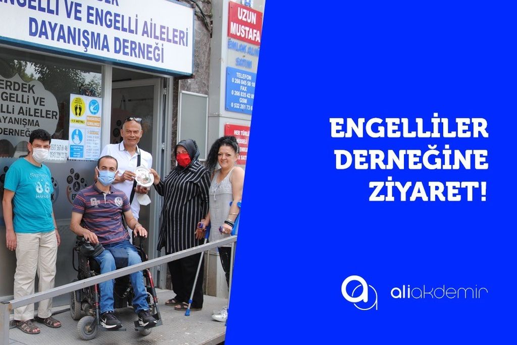 Erdek Engeliler Dernegi’ni ziyaret