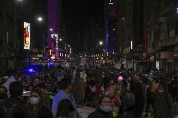 Arjantin halkı Kupa Amerika zaferini kutluyor