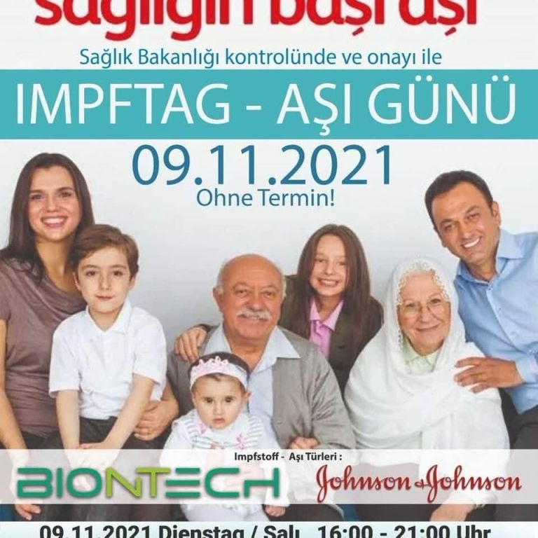 STİFTUNGSSAAL’ DEN AŞI KAMPANYASINA TAM DESTEK!