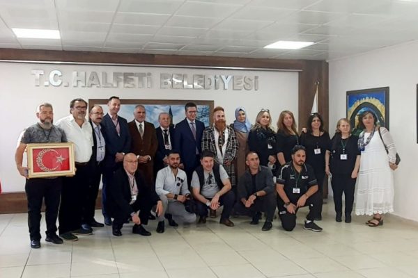 HTBB mensupları Kaymakam Sarı ve başkan Albayrak’ı ziyaret etti