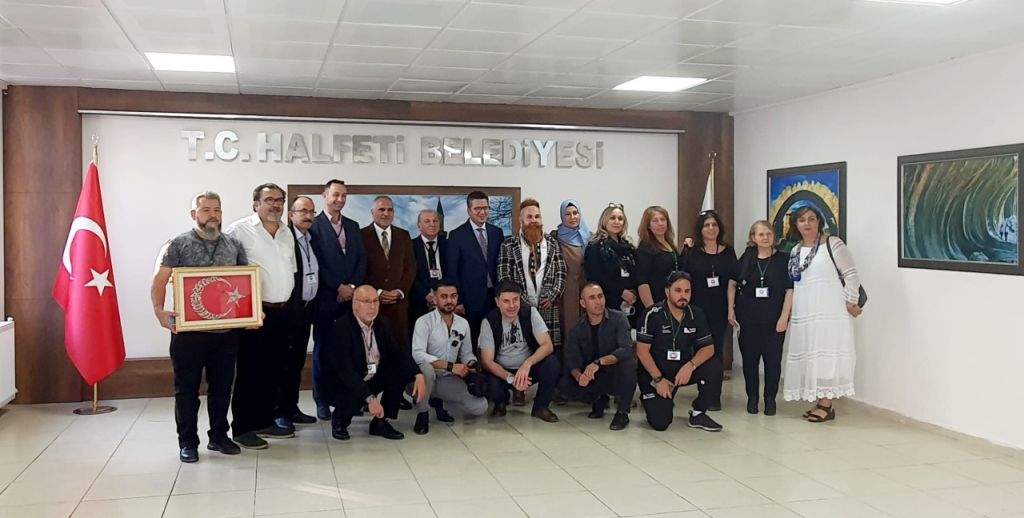 HTBB mensupları Kaymakam Sarı ve başkan Albayrak’ı ziyaret etti