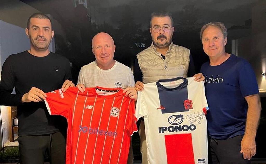 Antalyaspor Kulübü Başkanı Aziz Çetin’den Arjantin kulübüne iş birliği ziyareti