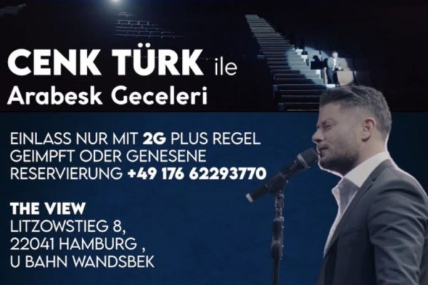 Cenk Türk ile arabesk geceleri