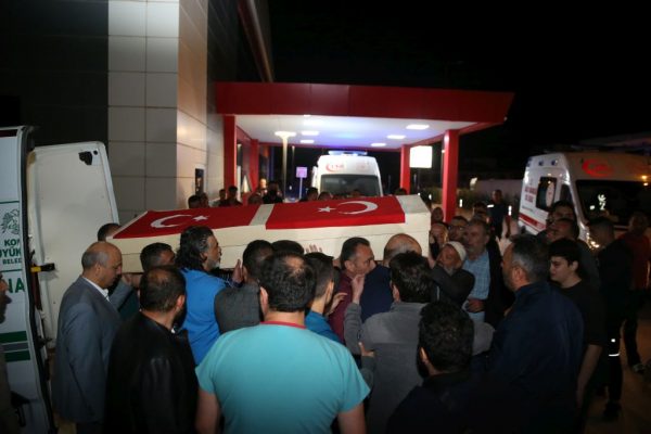 Konya’da hastanede silahlı saldırıda ölen doktorun cenazesi memleketi Kayseri’ye getirildi