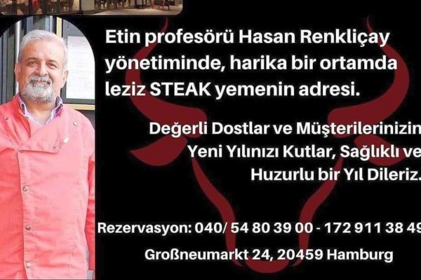 Hasan Renkliçay: ‘Sağlıklı bir yeni yıl diliyorum’