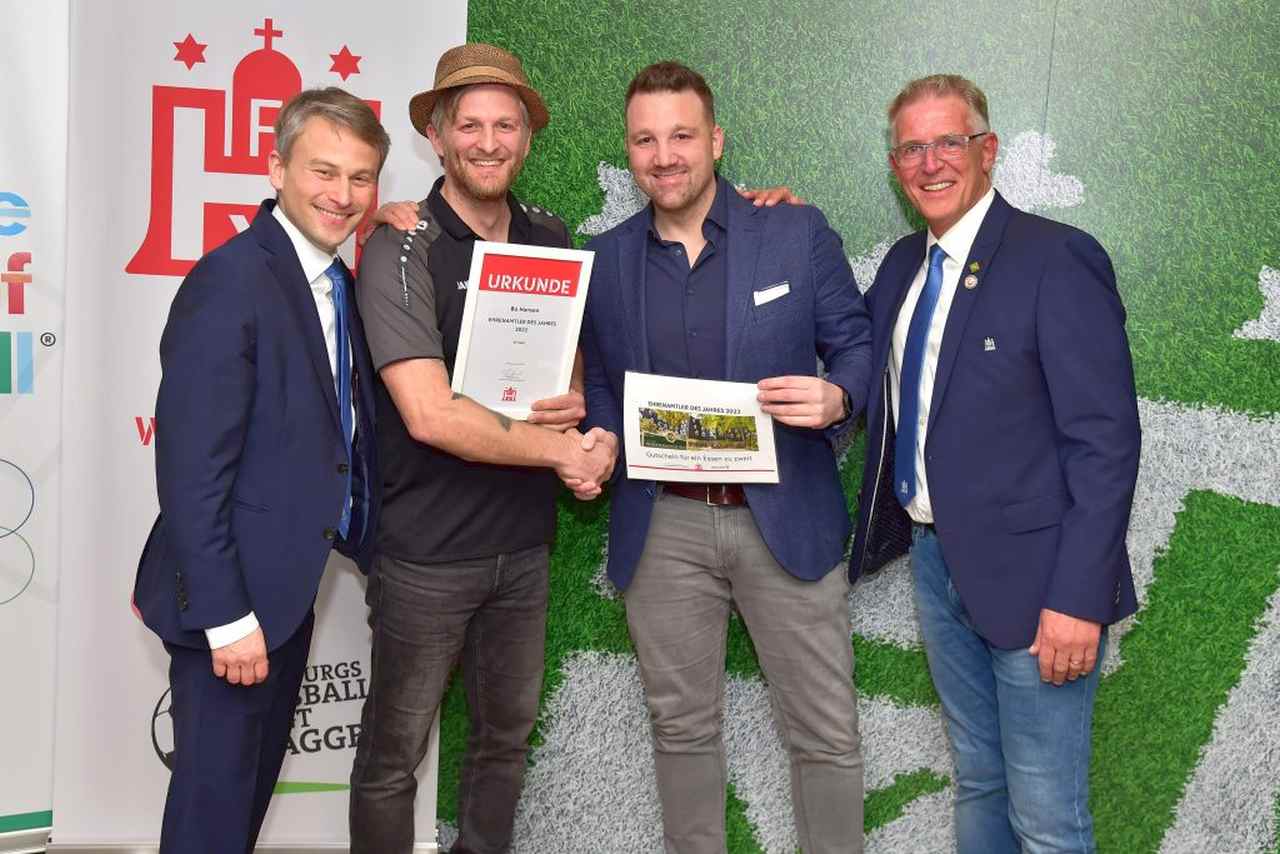 <strong>Ehrungsveranstaltung DFB-Ehrenamtspreis 2022 und „Fußballhelden“ – Aktion junges Ehrenamt und Ehrung Ehrenamtler des Jahres</strong>