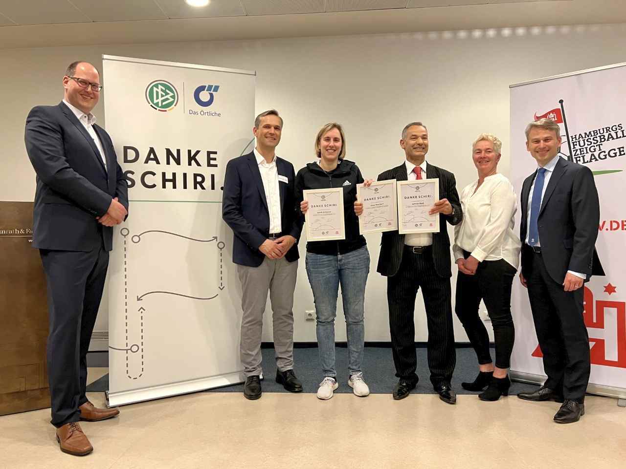 <strong>DANKE SCHIRI 2023: Sarah Patricia Scheerer, Lahcen Rast und Sven Reinhart sind die HFV-Landessieger</strong>