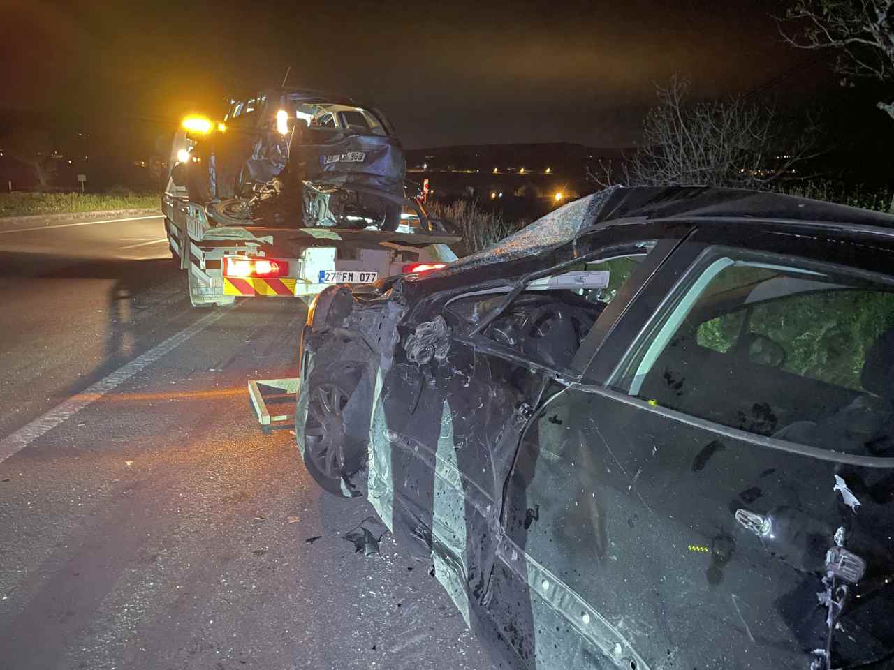 Gaziantep<strong>‘te meydana gelen trafik kazasında 2 kişi hayatını kaybetti</strong>