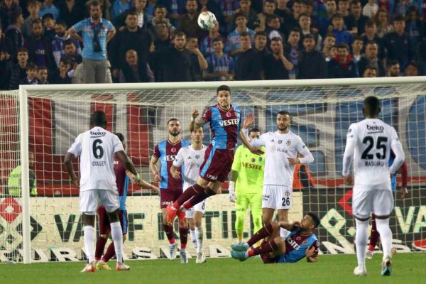 Beşiktaş’ın galibiyet serisi Trabzon’da sonlandı
