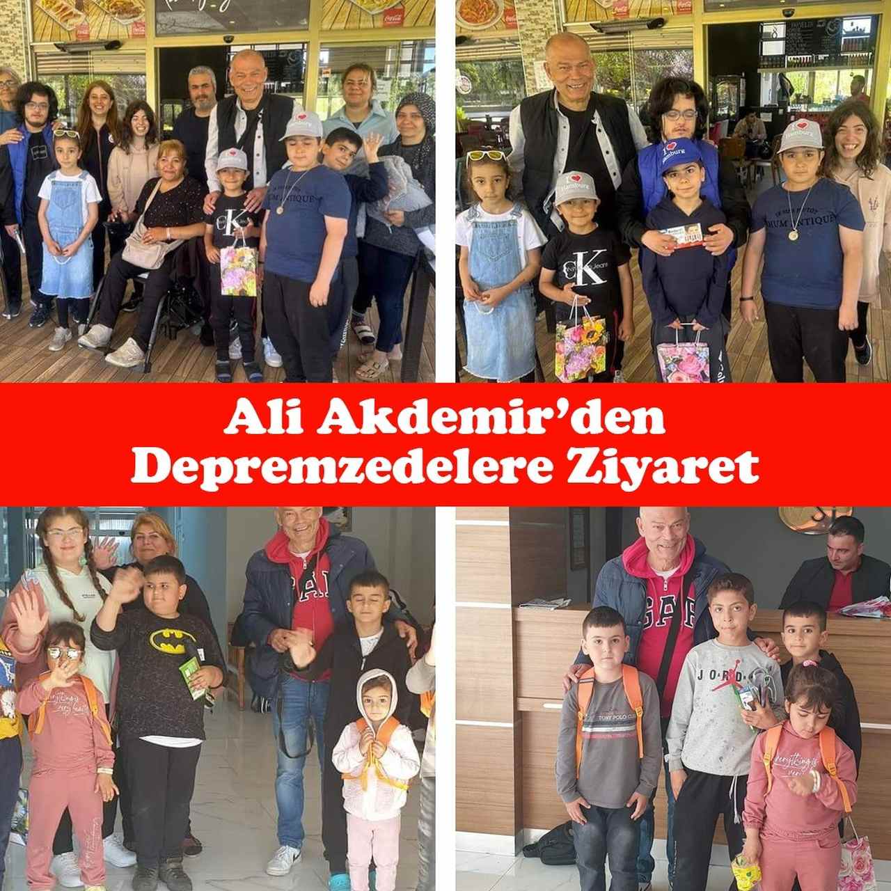 Deprem Bölgesi Mağduru Ailelere Ziyaret!!!