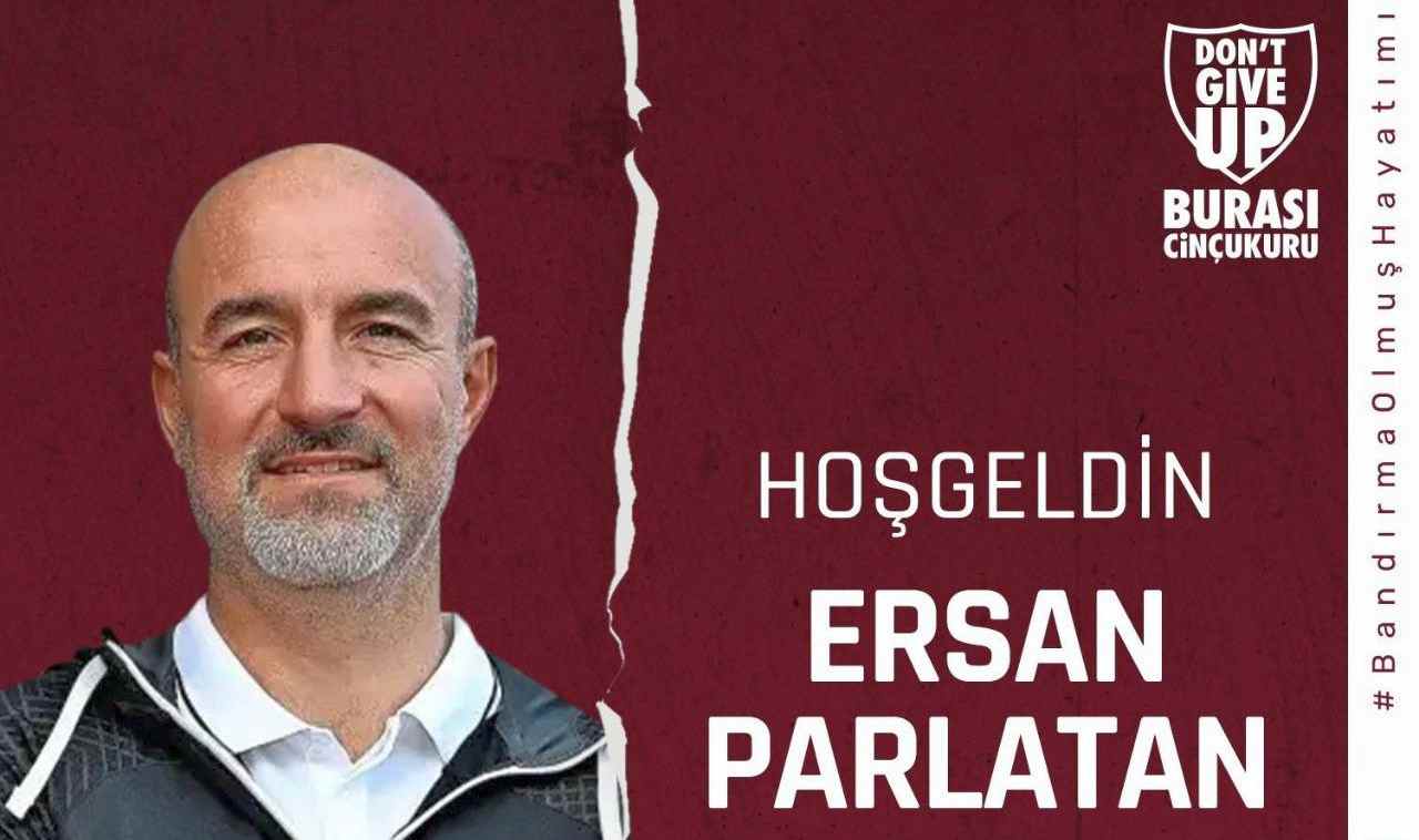Bandırmaspor’in yeni teknik direktörü Ersan Parlatan oldu
