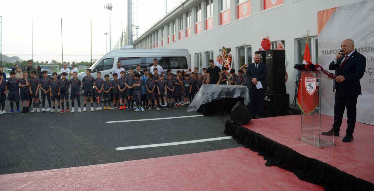 Yılport Samsunspor Mustafa Kemal Erkanat Altyapı Tesisleri törenle açıldı