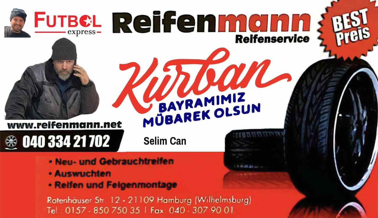Reifenmann: Sevgi dolu nice bayramlara…