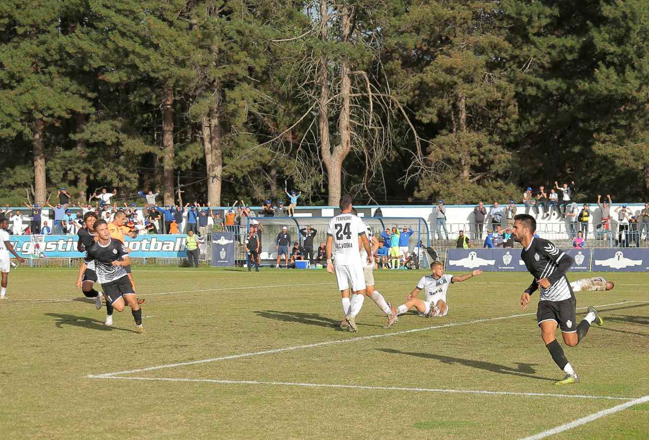 Kuzey Makedonya 1. Lig takımlarından KF Gostivar’ın maçında Filistin’e destek