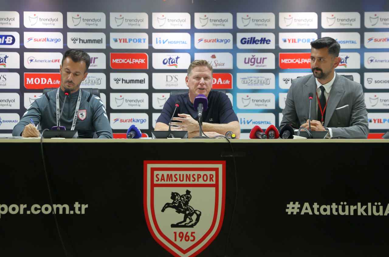 Yılport Samsunspor Teknik Direktörü Markus Gisdol, “Güzel bir oyun sergiledik”