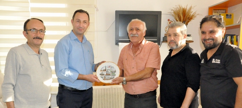 Hamburg Türk Basın Birliği üyesi gazetecilerden Sinop 15 Eylül Gazeteciler Cemiyetine ziyaret