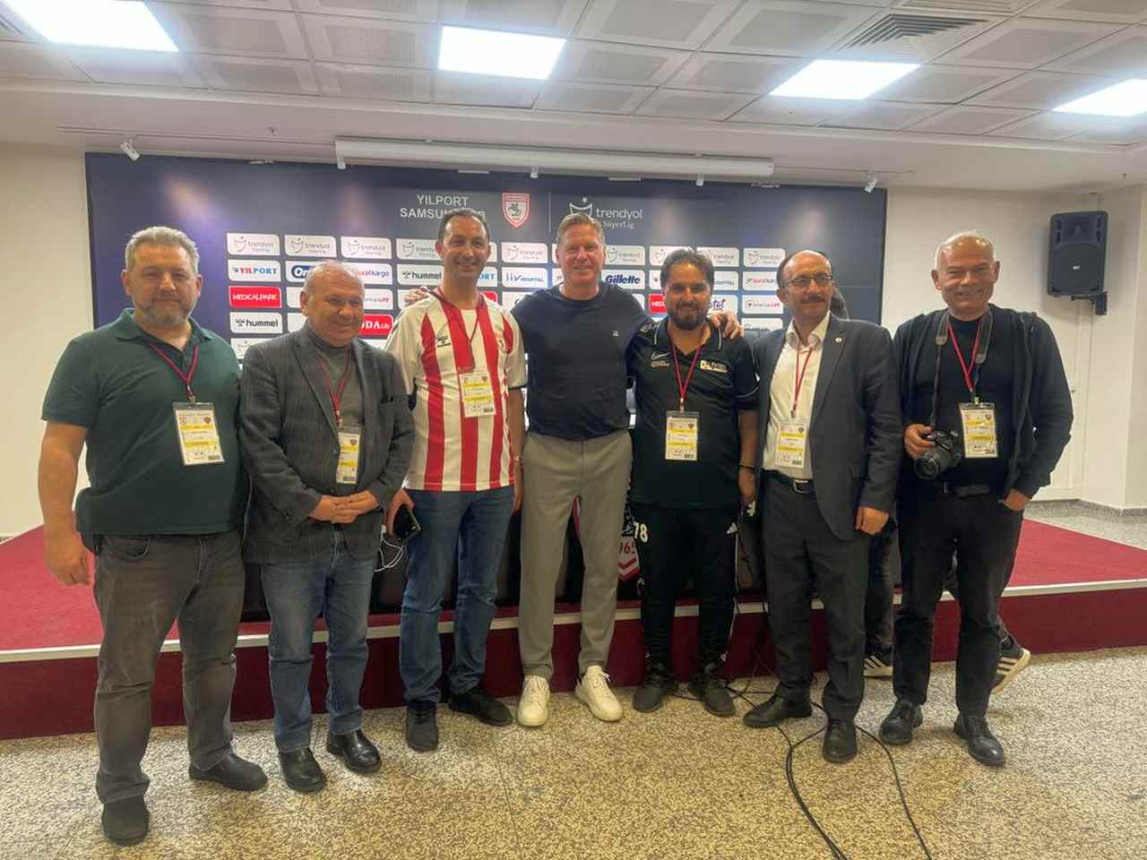 Samsunspor Teknik Direktörü Marcus Gisdol: Hamburg Türk Basın Birliği bize uğur getirdi!