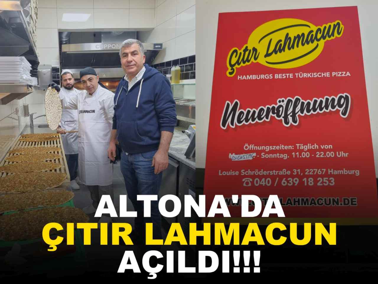 ALTONA’DA ÇITIR LAHMACUN SALONU AÇILDI!