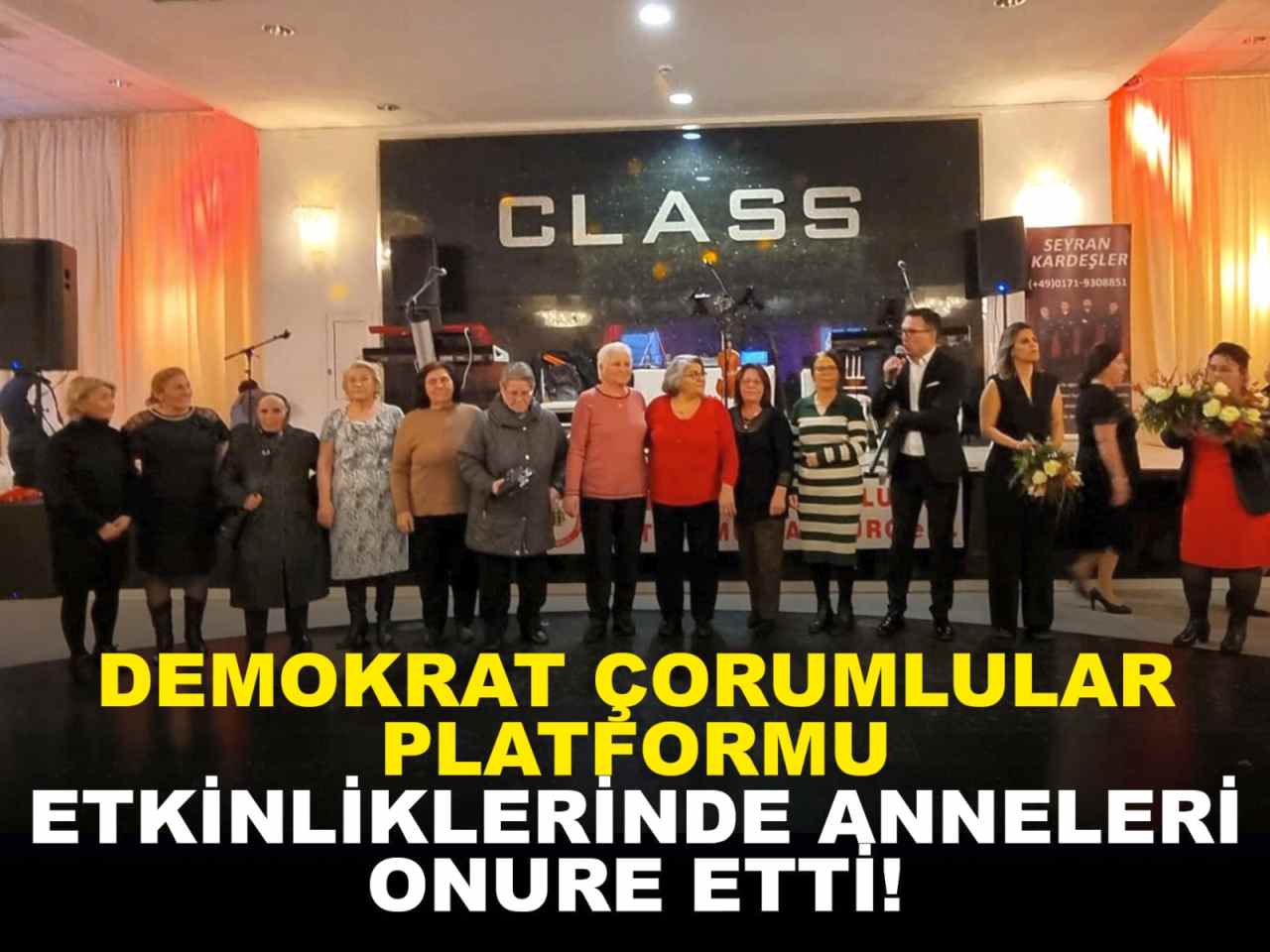 DEMOKRAT ÇORUMLULAR ETKİNLİĞİ MUHTEŞEM GÜZELLİKTE GEÇTİ!