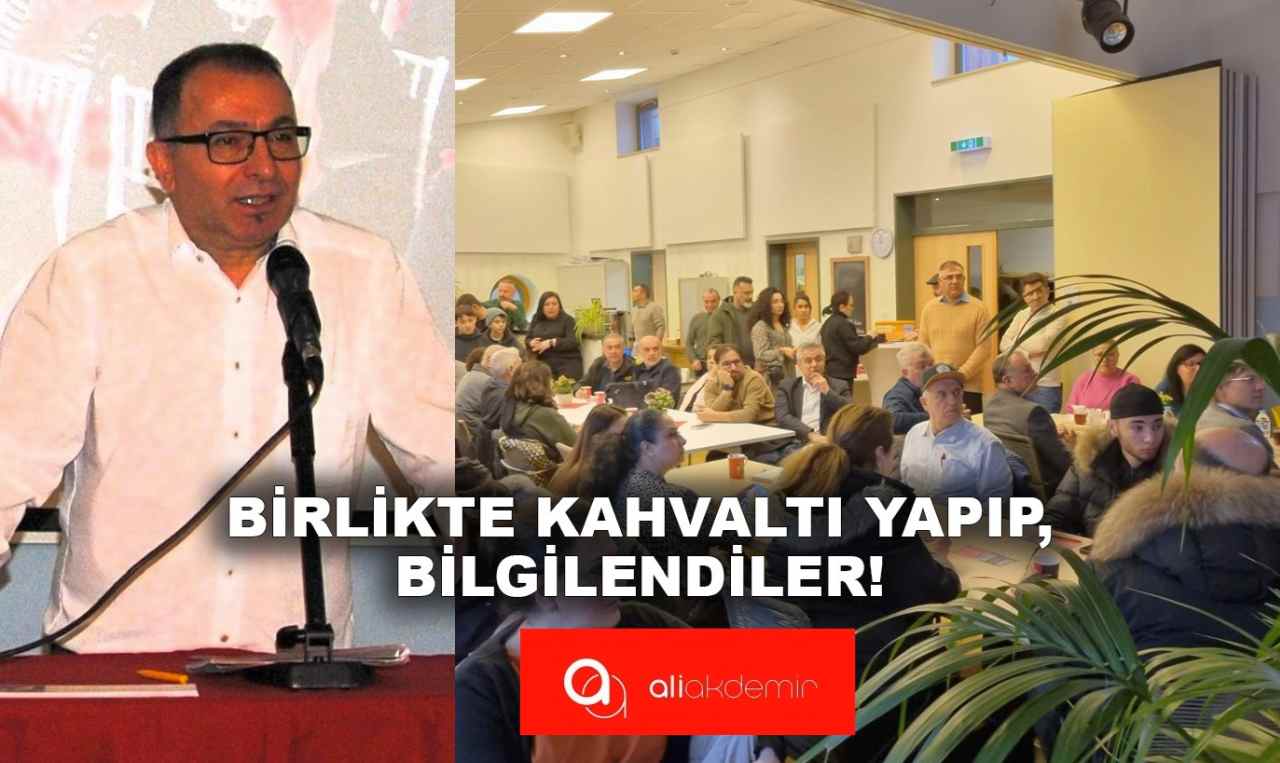 BİRLİKTE KAHVALTI YAPIP, BİLGİLENDİLER!