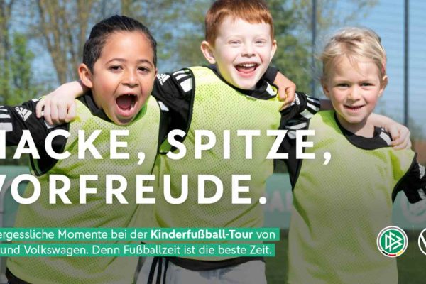 Kinderfußball-Tour von DFB und Volkswagen zu Gast