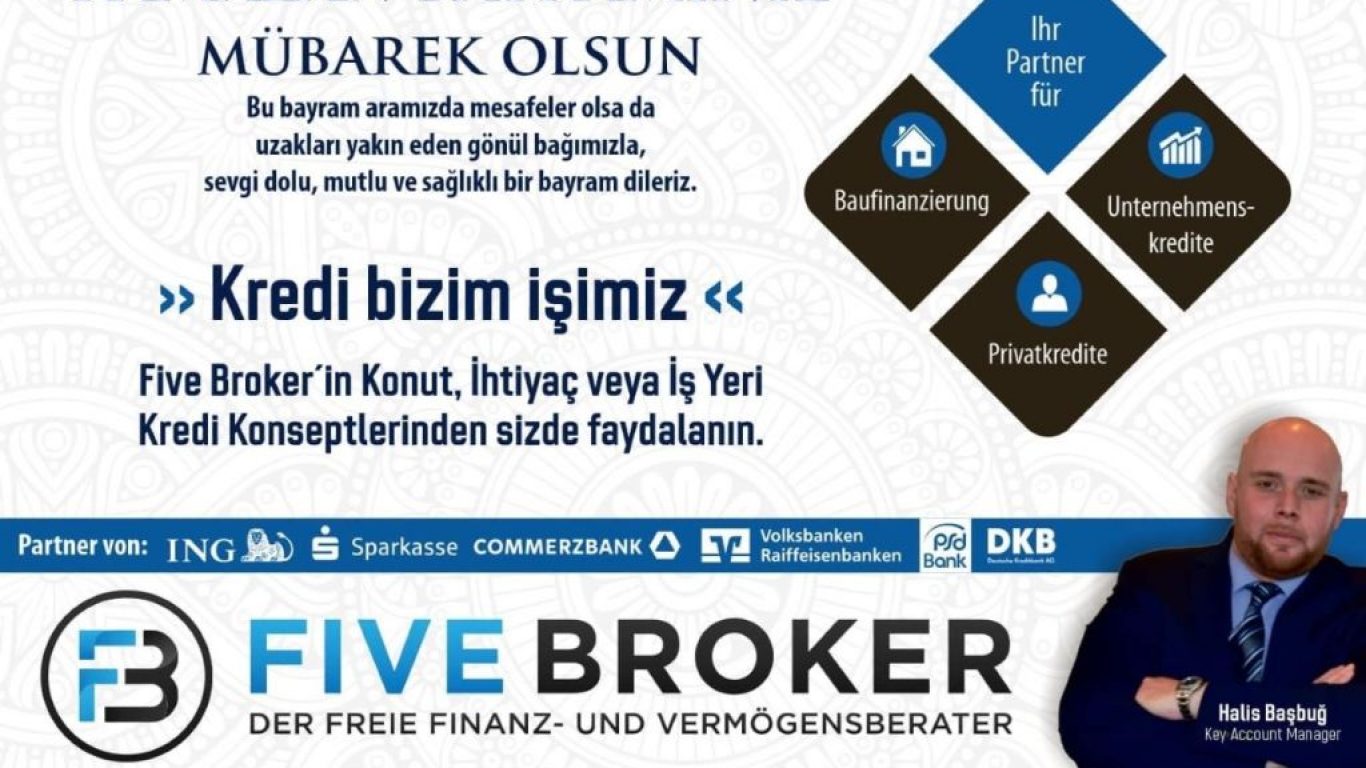 FIVE BROKER Halis Başbuğ, Ramazan Bayramı’nı kutladı….