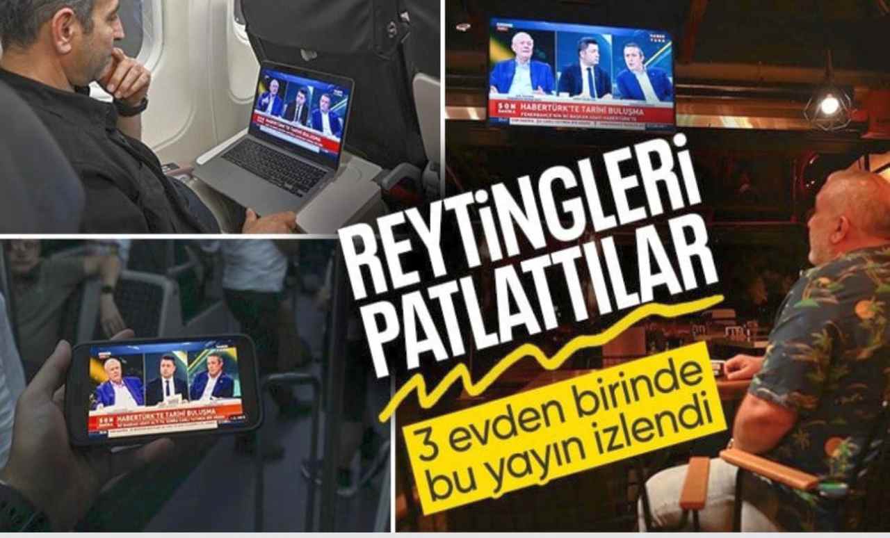 Ali Koç ve Aziz Yıldırım, Habertürk ekranlarında sarıldı!