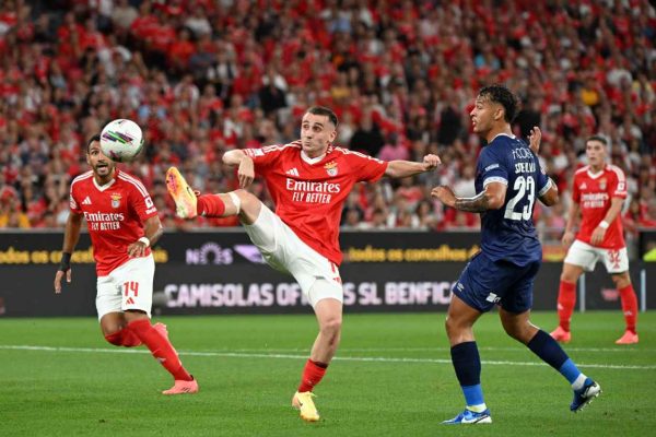 Kerem Aktürkoğlu Benfica kariyerine ilk 11’de, golle ve galibiyetle başladı