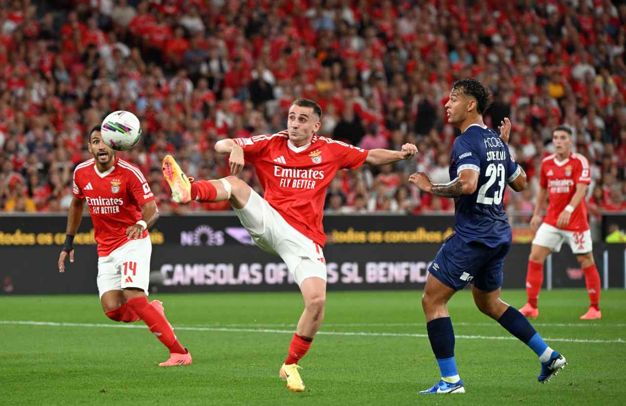 Kerem Aktürkoğlu Benfica kariyerine ilk 11’de, golle ve galibiyetle başladı