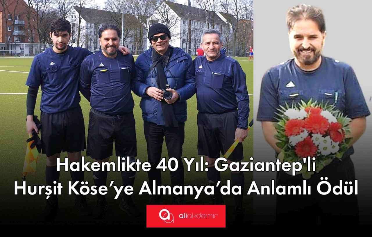 Türk Hakeme 40. Yıl Plaketi: Hurşit Köse’ye Almanya’dan Büyük Onur