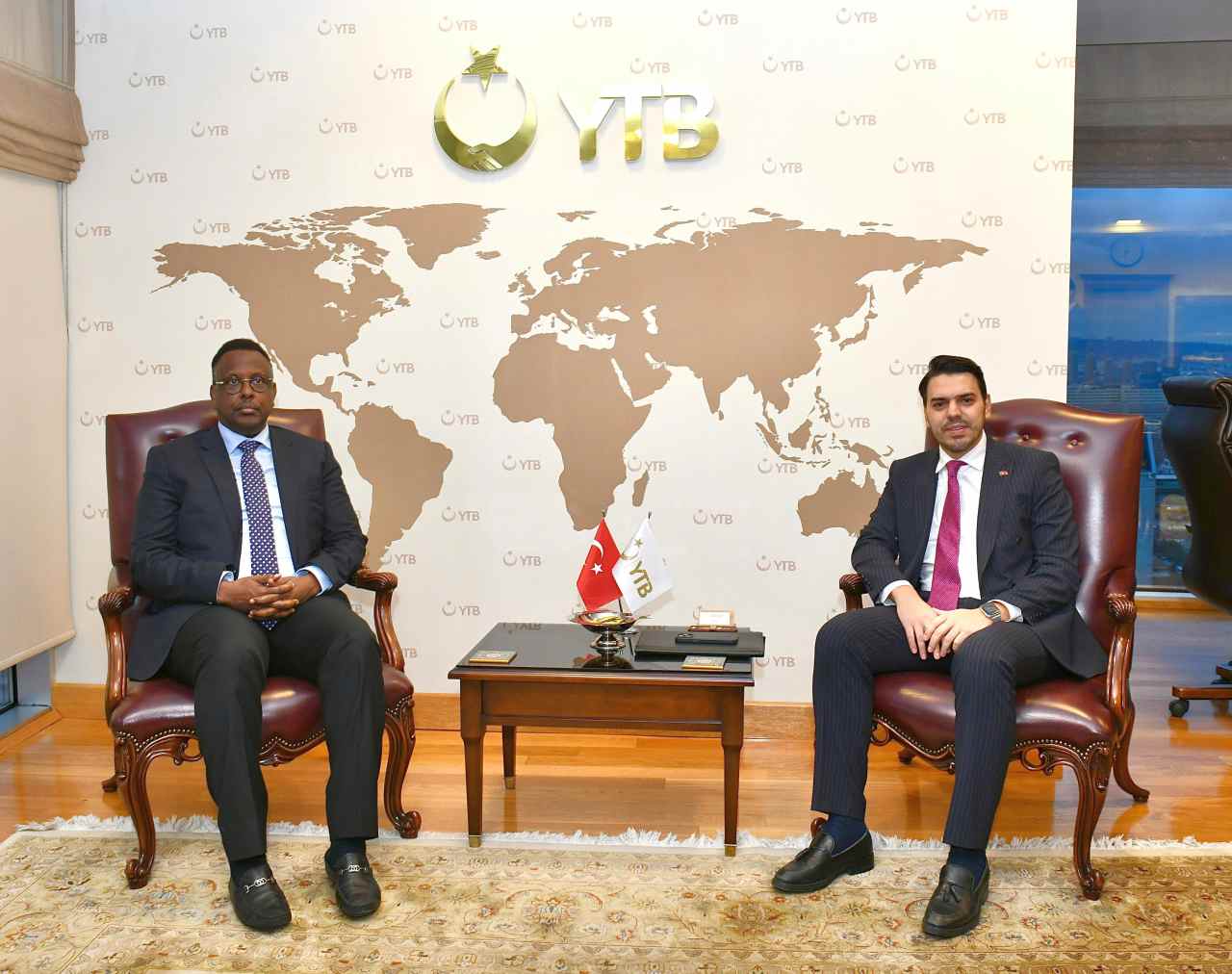 Somali Adalet ve Anayasal İşler Bakanı Sheikhali YTB’yi ziyaret etti