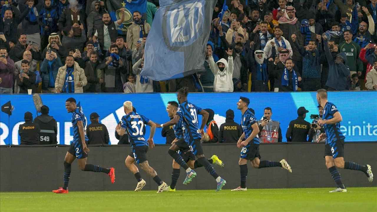 İtalya Süper Kupası yarı finalinde Atalanta’yı 2-0 yenen Inter, finale çıktı