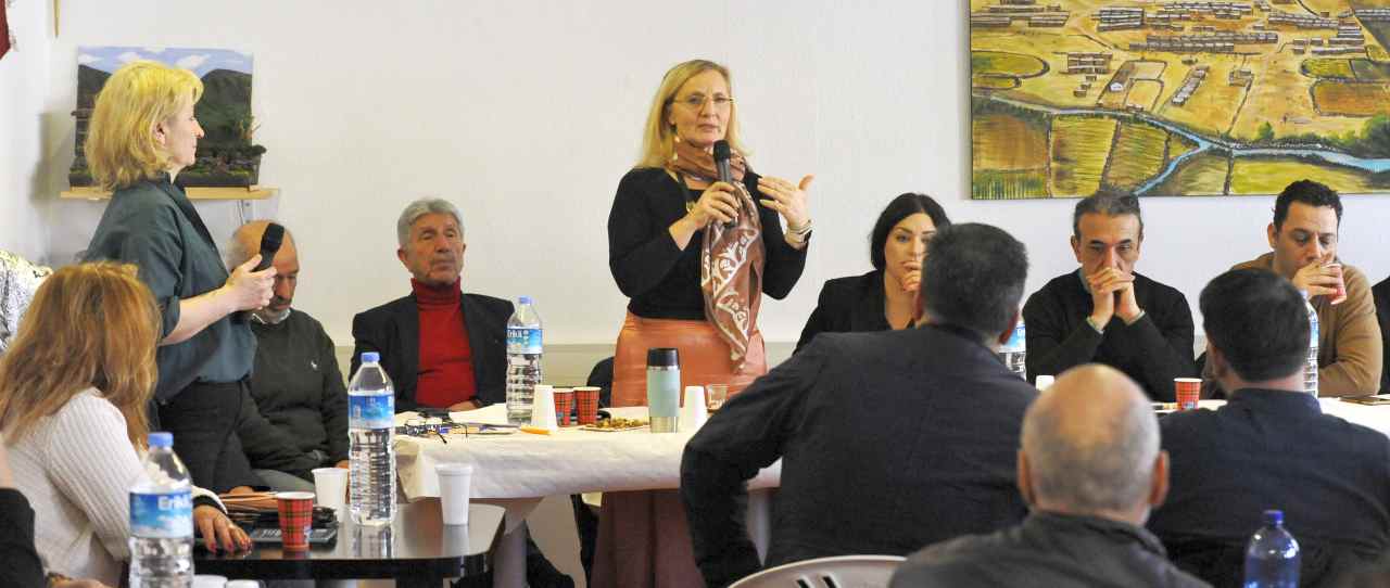 Sarıcan Derneğinde seçim konulu panel düzenlendi