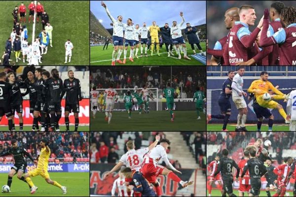 Galatasaray 57 puanla liderliğini sürdürürken, Fenerbahçe 54 puanla ikinci sırada yer aldı