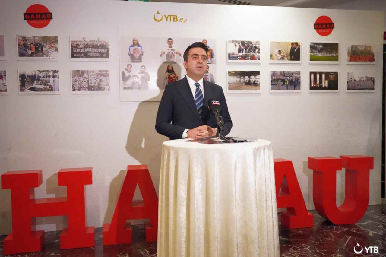 YTB HANAU KATLİAMINI UNUTTURMUYOR 