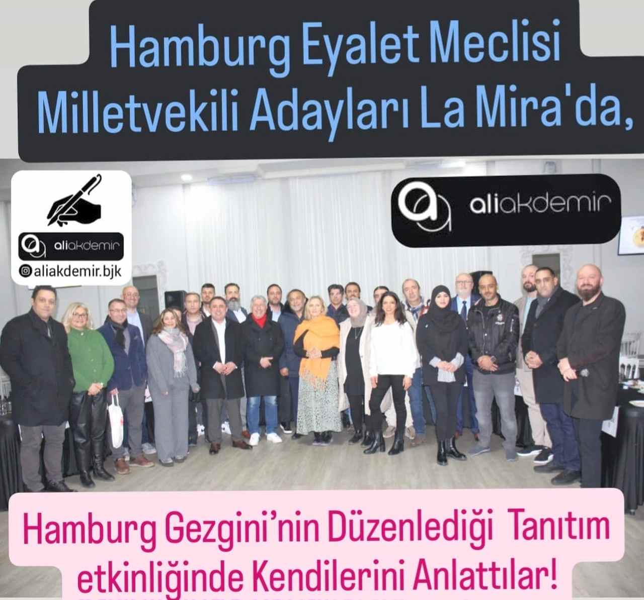 Hamburg Eyalet Meclisi Milletvekili Adayları La Mira’da, Hamburg Gezgini’nin Düzenlediği Tanıtım Etkinliğinde Kendilerini Anlattılar!