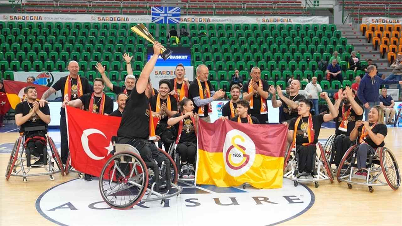 Galatasaray Fuzul Tekerlekli Sandalye Erkek Basketbol Takımı, Avrupa’da şampiyon oldu