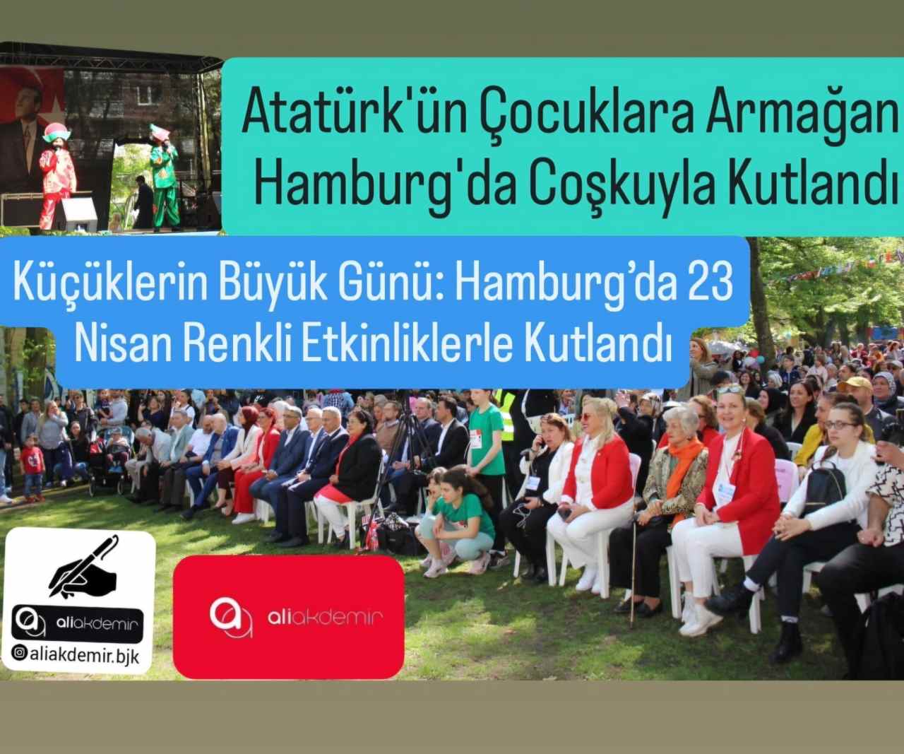 HAMBURG’DA 23 NİSAN COŞKUSU GÖKYÜZÜNE TAŞTI!