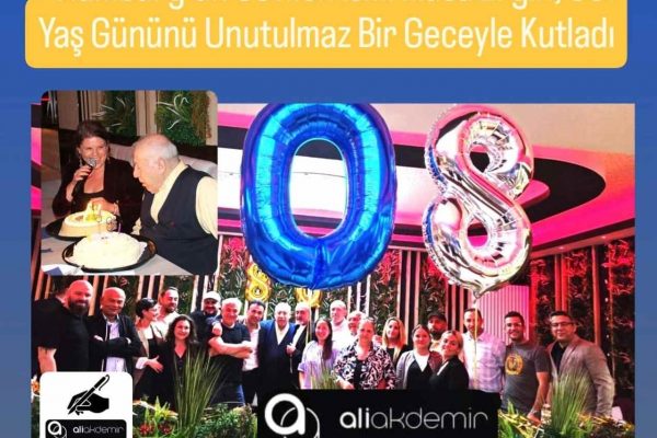 Hamburg’un Sevilen İsmi Musa Ergin, 80. Yaşını Unutulmaz Bir Geceyle Kutladı