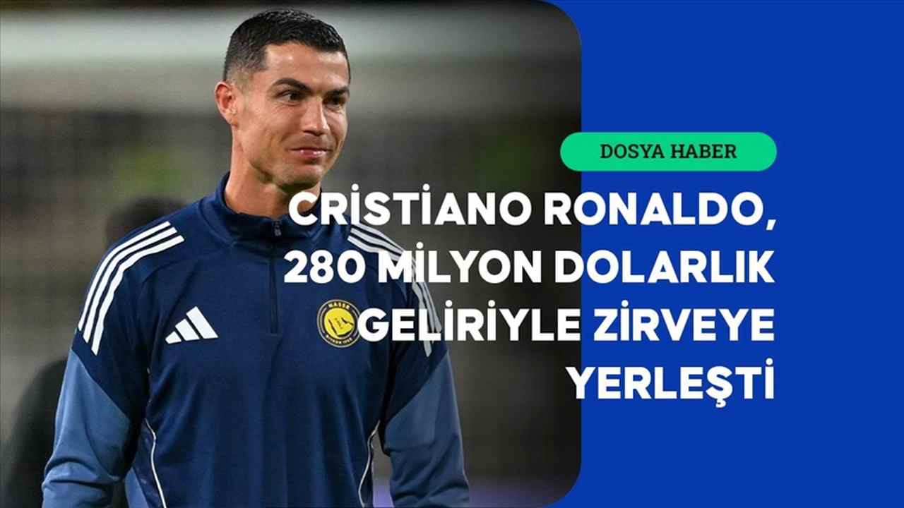Yılın en çok kazanan futbolcuları listesinde zirve Ronaldo’nun oldu
